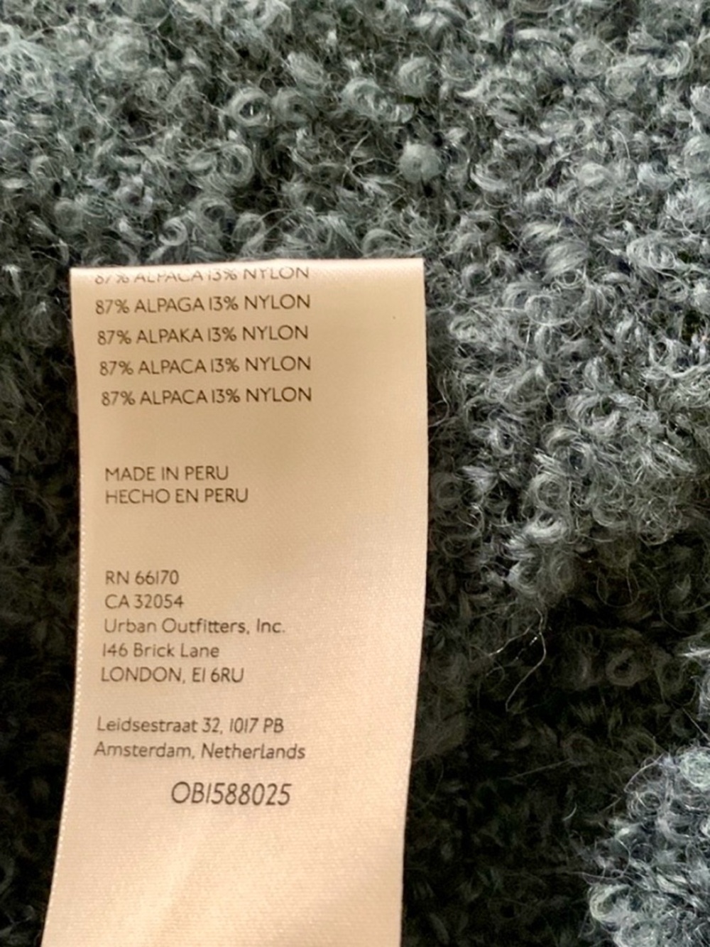 Free People Teal Open-Front Chunky Cardigan - Picture 8 of 9